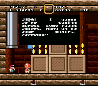 Screenshot Thumbnail / Media File 1 for Super Mario World (USA) [Hack by Golden Yoshi v1.0] (~SMW2+3 - The Essence Star)